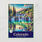 Colorado | Carte postale ombragée style Anime (Devant)