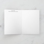 Colorado Cascade Toutes les occasions Carte de voe (Intérieur)