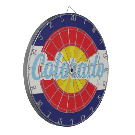 Colorado Classic stijl Dartbord (Voorkant Links)