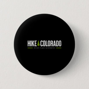 Colorado Co Mount Evans Wilderness Wandelboom Retr Ronde Button 5,7 Cm