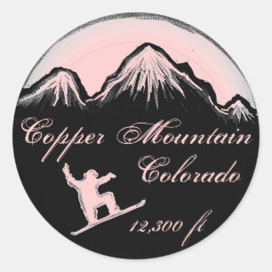 Colorado Colorado stickers snowboard rose
