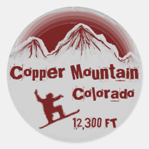Colorado Colorado stickers snowboard rouge