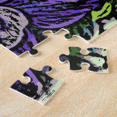 Colorado columbine-bloempuzzel legpuzzel (Zijkant)