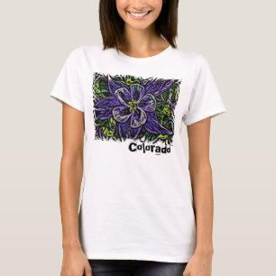 Colorado columbine dames t-shirt
