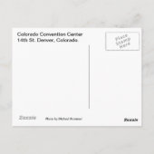 Colorado Convention Centre Briefkaart (Achterkant)