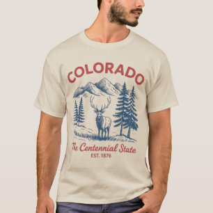 Colorado De Centennial State Outdoor T-shirt