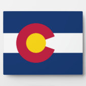 Colorado: De honderdjarige Amerikaanse staatsvlag Fotoplaat (Voorkant)