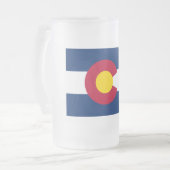 Colorado: De honderdjarige Amerikaanse staatsvlag Matglas Bierpul (Voorkant links)