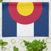 Colorado: De honderdjarige Amerikaanse staatsvlag Theedoek (Gevouwen)