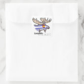 Colorado de Louisville stickers drapeau elk artist (Sac)