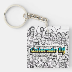 Colorado Djs kleurboek sleutelhanger