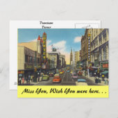 Colorado, downtown Denver Briefkaart (Voorkant / Achterkant)