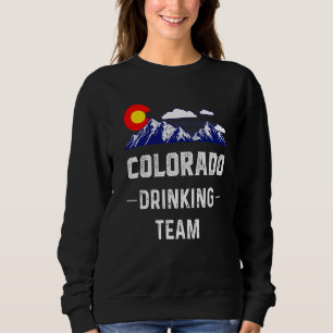 Colorado Drink Team Denver Map Flag Co Souvenir Trui