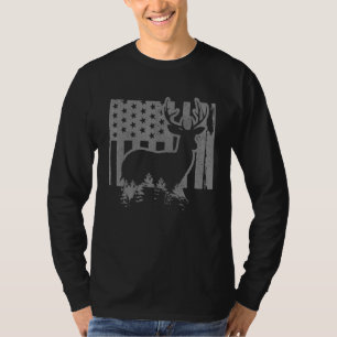 Colorado elanden jagen staatskaart VS vlag patriot T-shirt