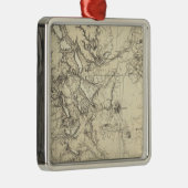 Colorado en New Mexico Metalen Ornament (Rechts)