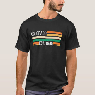 Colorado est 1845 Verenigde Staten T-shirt