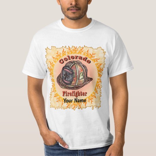 Colorado Firefighter t shirt (Voorkant)