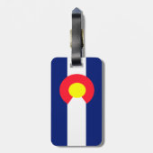 Colorado Flag Bagagelabel (Achterkant verticaal)