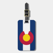 Colorado Flag Bagagelabel (Voorkant verticaal)