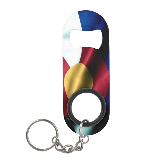 Colorado Flag Bottle Open Sleutelhanger Mini Flessenopener (Voorkant)
