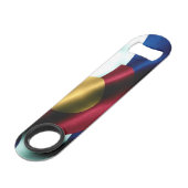 Colorado Flag Bottle Opener Speed Flessenopener (Achterkant Gekanteld)