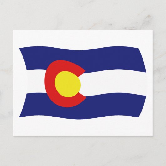 Colorado Flag Briefkaart (Voorkant)