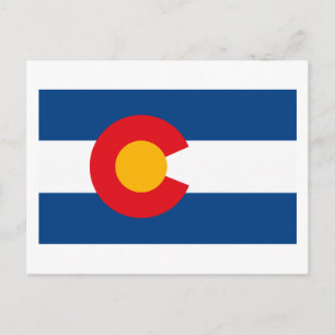 Colorado Flag Briefkaart
