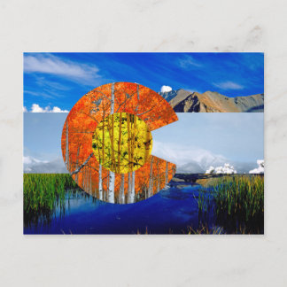 Colorado Flag Briefkaart