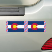Colorado Flag Bumpersticker (Op auto)