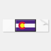 Colorado Flag Bumpersticker (Voorkant)