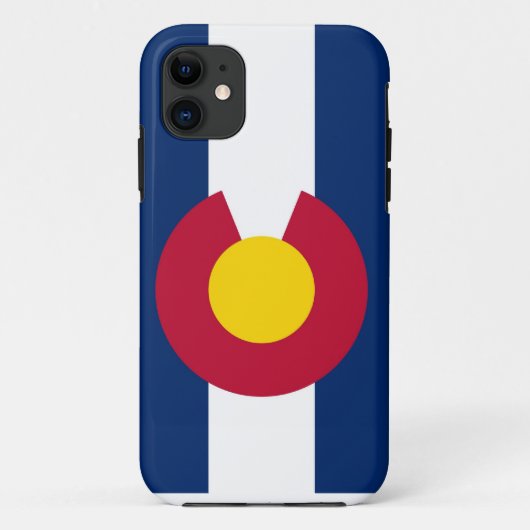 Colorado Flag iPhone Case (Achterkant)