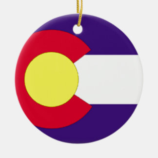 Colorado Flag Keramisch Ornament
