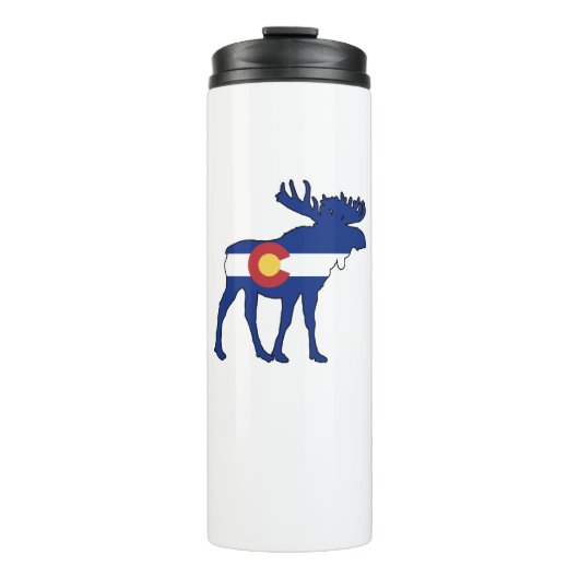 Colorado Flag Moose Thermosbeker (Voorkant)