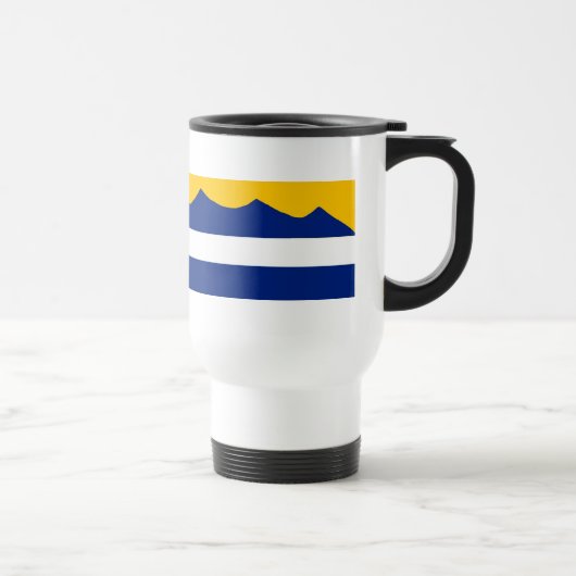 Colorado Flag Mountain Range Coffee Mok (Rechts)