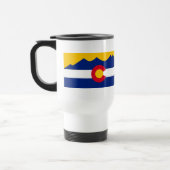 Colorado Flag Mountain Range Coffee Mok (Links)