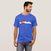 Colorado Flag & Mountains Shirt (Voorkant volledig)