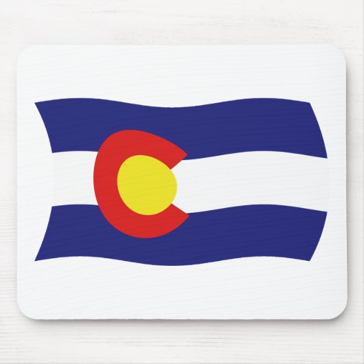 Colorado Flag Mousepad Muismat (Voorkant)