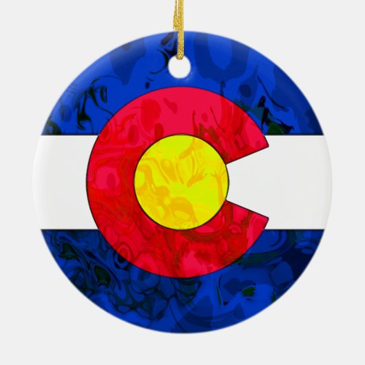 COLORADO FLAG Ornament (Achterkant)