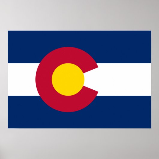 Colorado Flag Poster (Voorkant)