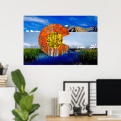 Colorado Flag Poster (Thuiskantoor)