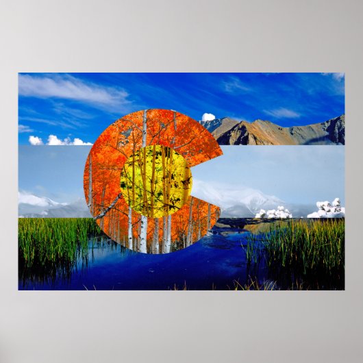 Colorado Flag Poster (Voorkant)