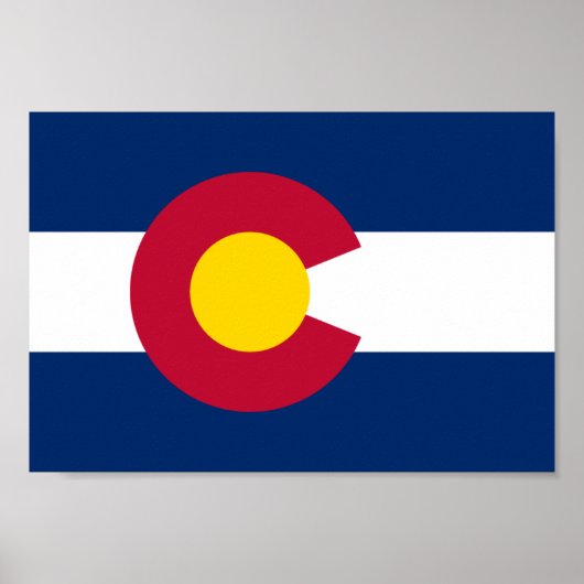 Colorado Flag Poster (Voorkant)