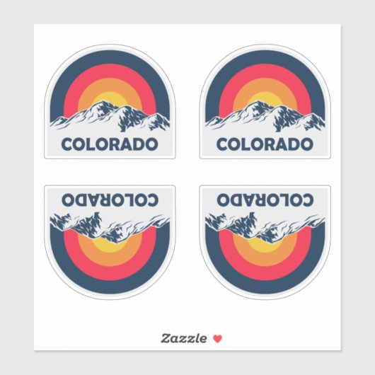 Colorado Flag Pride Sticker (Vel)
