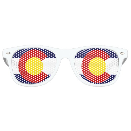 COLORADO FLAG RETRO ZONNEBRIL (Voorkant)