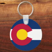 Colorado Flag Sleutelhanger (Voorkant)