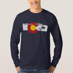 Colorado Flag T-Shirt - Voorzitter - Snowboard