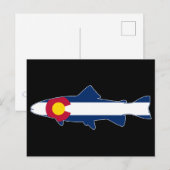 Colorado Flag Trout Fish Briefkaart (Voorkant / Achterkant)