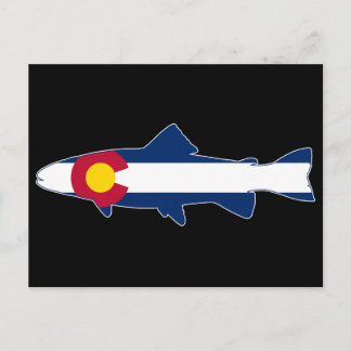 Colorado Flag Trout Fish Briefkaart