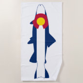 Colorado Flag Trout Fish Strandlaken (Voorkant)