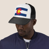 Colorado Flag Trucker Hat Trucker Pet (In situ)